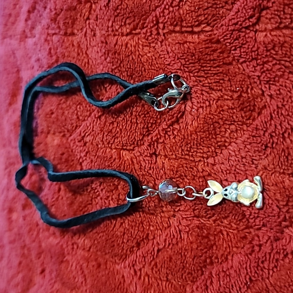 Enamel Rabbit Pendant Necklace - Picture 2 of 5